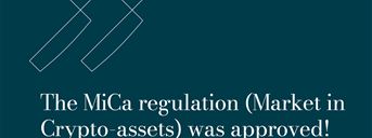 The MiCa (Markets in Crypto-assets) was approved today!